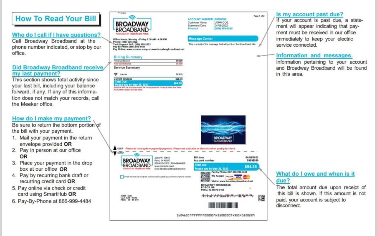 How To Read Your Bill